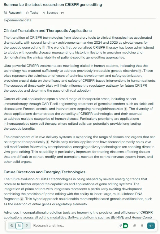Perplexity AI Deep Research Use Cases
