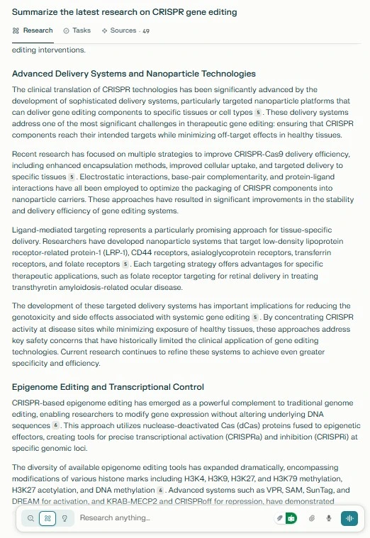 Perplexity AI Deep Research Use Cases